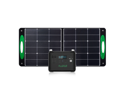 Acevolt Solar generator(2000W+100/200 Solar panel)