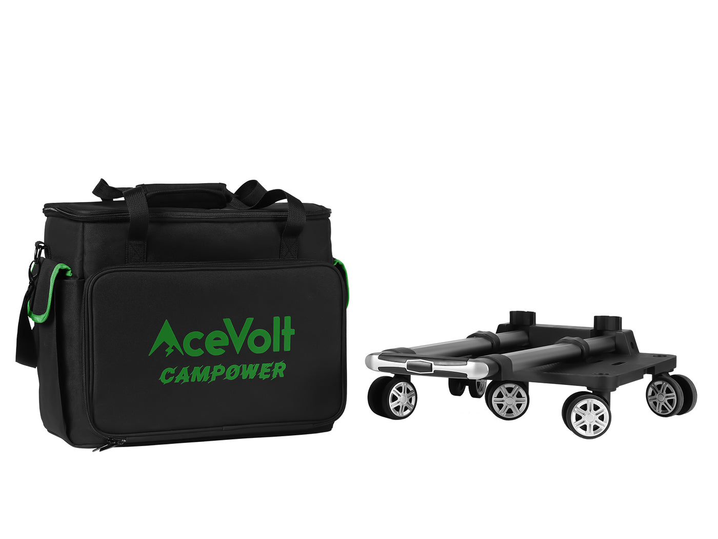 camping cooler bag with trolley